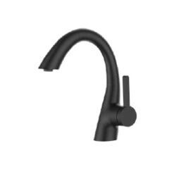 ברז פרח לכיור אמבטיה ברבור שחור מט