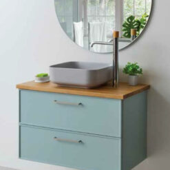 ארון אמבטיה מגירות תלוי ברק