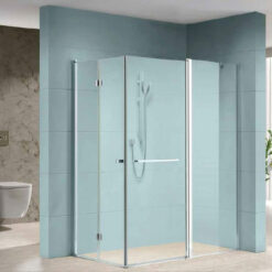 מקלחון פינתי דלת INOUT וצד הרמוניקה