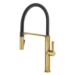 ברז מטבח STREAM סטרים חמת 400059 זהב מוברש