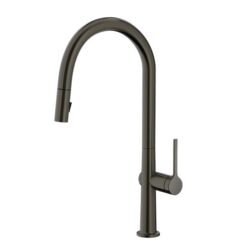 ברז מטבח חמת סנס 306369 שחור מוברשSENSE