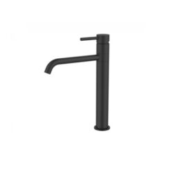 ברז גבוה שחור מט