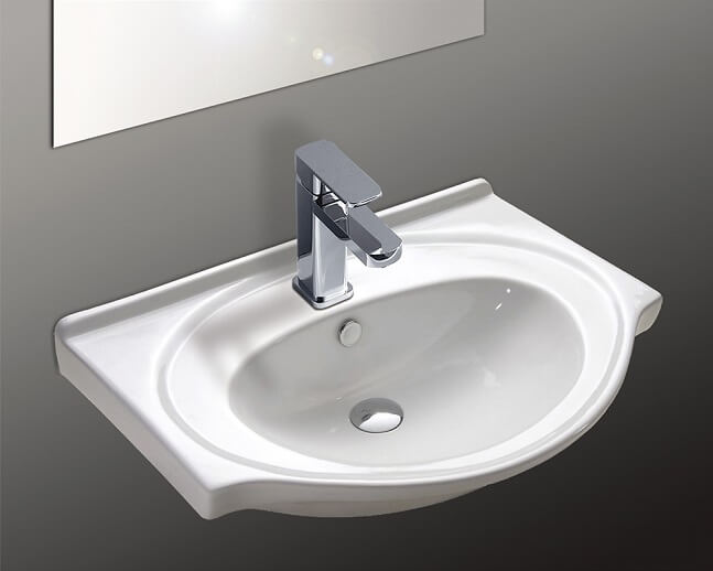 כיור תלוי בטן