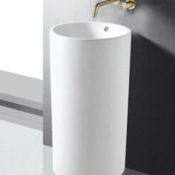 כיור עומד לבן קוטר 45 DR