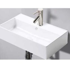 כיור רחצה מונח (מתאים גם לתליה) רוחב 53 מלבני