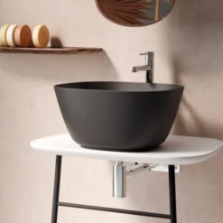 כיור מונח גבוה גוון שחור 45