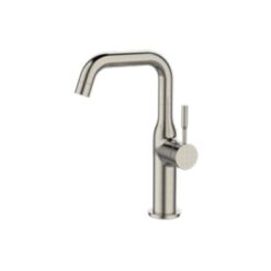 ברז מעוצב לכיור רחצה ניקל מוברש