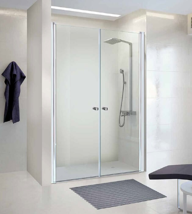 מקלחון חזית 2 דלתות 150 עד 200 סמ