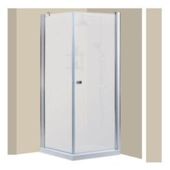 מקלחון פינתי דופן קבוע ודלת החוצה גרניט