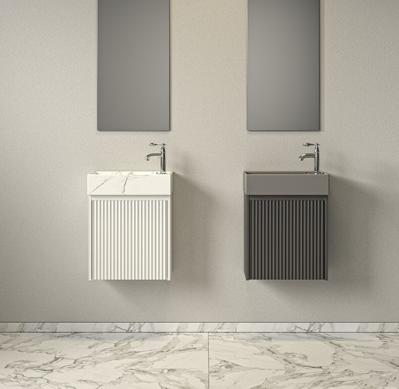 ארון אמבטיה קטן 42 על 21 תובל מחורץ