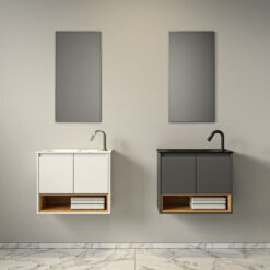 ארון אמבטיה עם תא פתוח 60*30 דגם שוהם