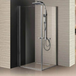 מקלחון פינתי 75 עד 100 סמ 2 דלתות פנימה והחוצה